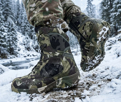 chaussure militaire hiver vue de profil