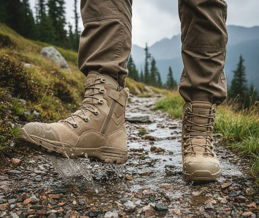 chaussure de randonnée imperméable vue d'ensemble