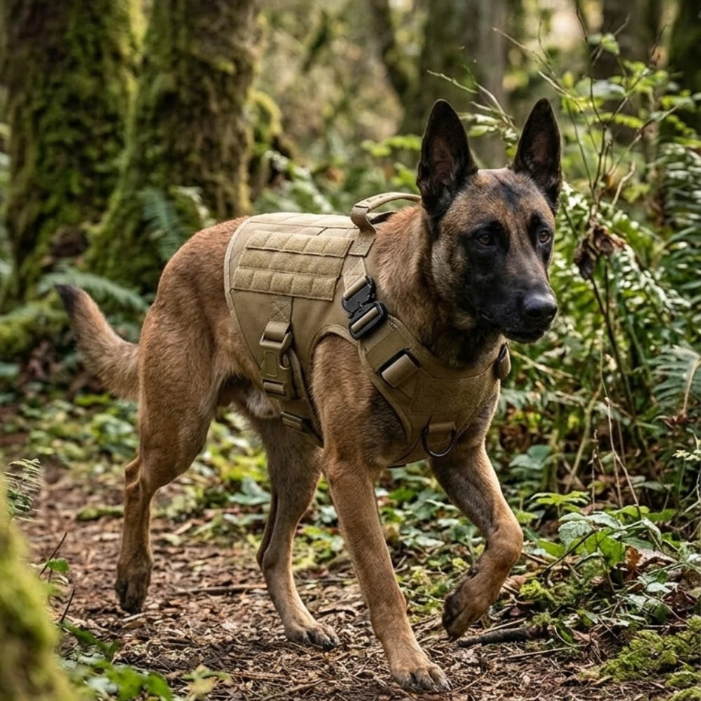 Harnais militaire pour chien