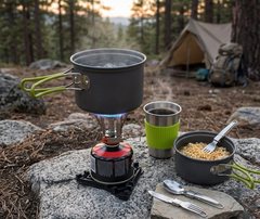kit de cuisine de survie en situation