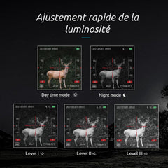 monoculaire vision nocturne chasse nv500 en main
