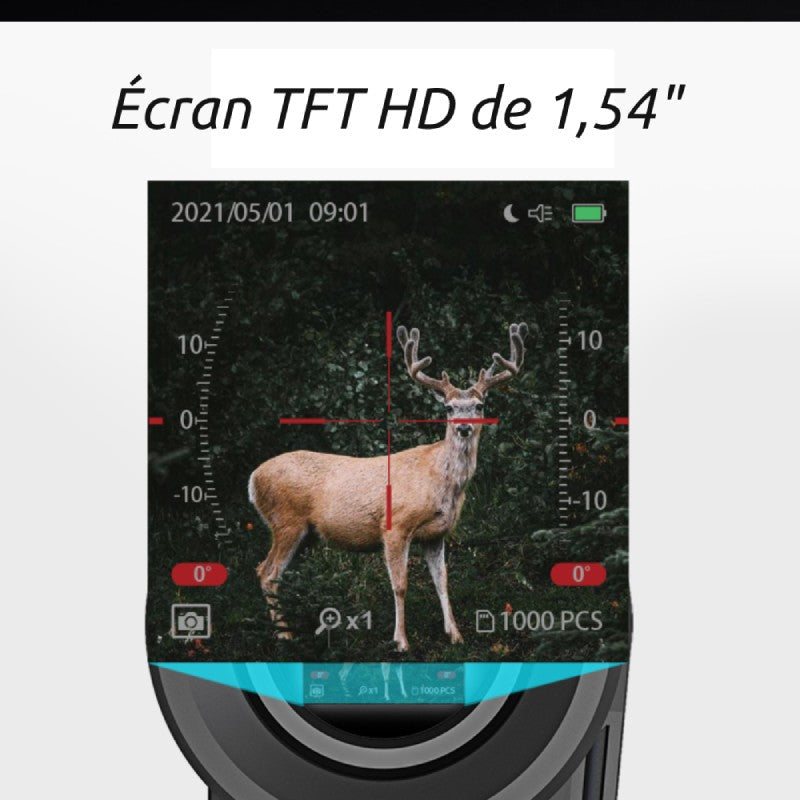 monoculaire vision nocturne chasse nv500 vue d'ensemble
