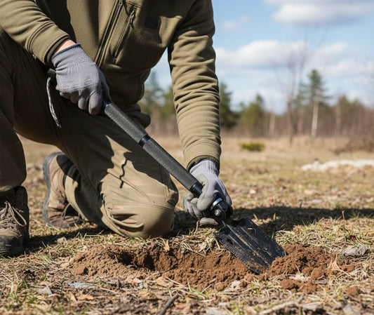 pelle tactique de survie noire en situation