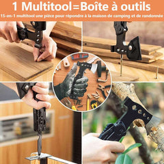 pince multifonctions survivalisme outils dépliés