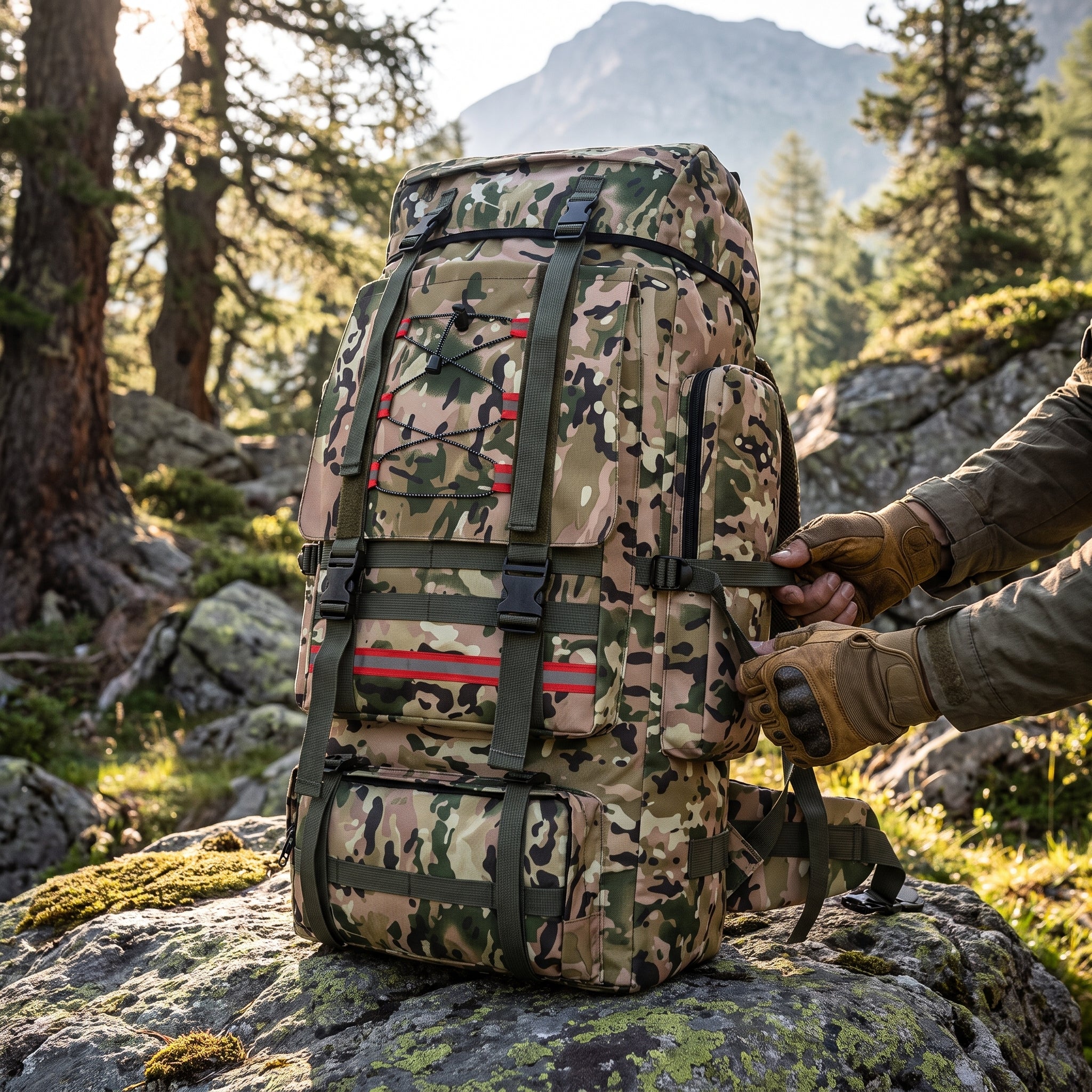 Sac à Dos de Randonnée 130L — En situation terrain