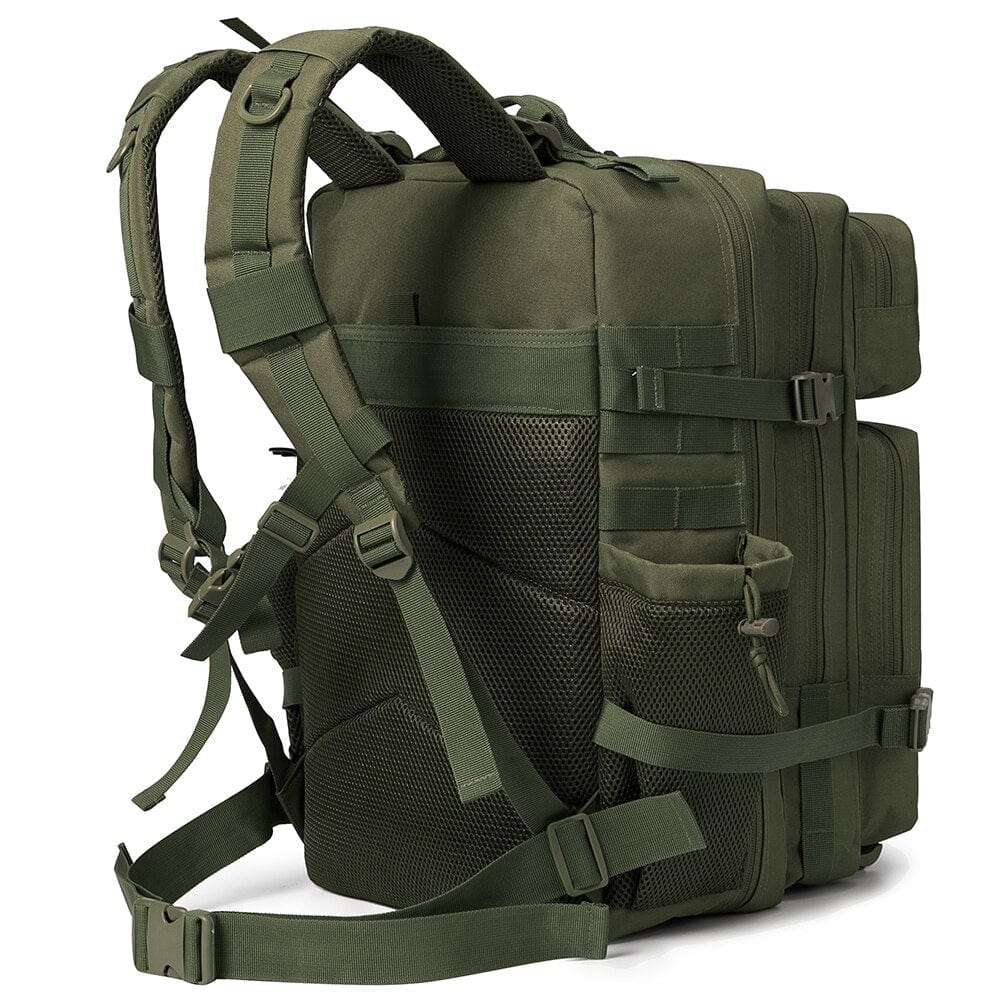 Sac à dos de survie 50L vue latérale