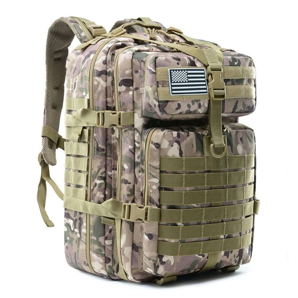 sac à dos survie ultra résistant coloris camouflage