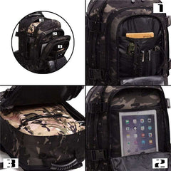 sac à dos survivalisme 50l détail des sangles