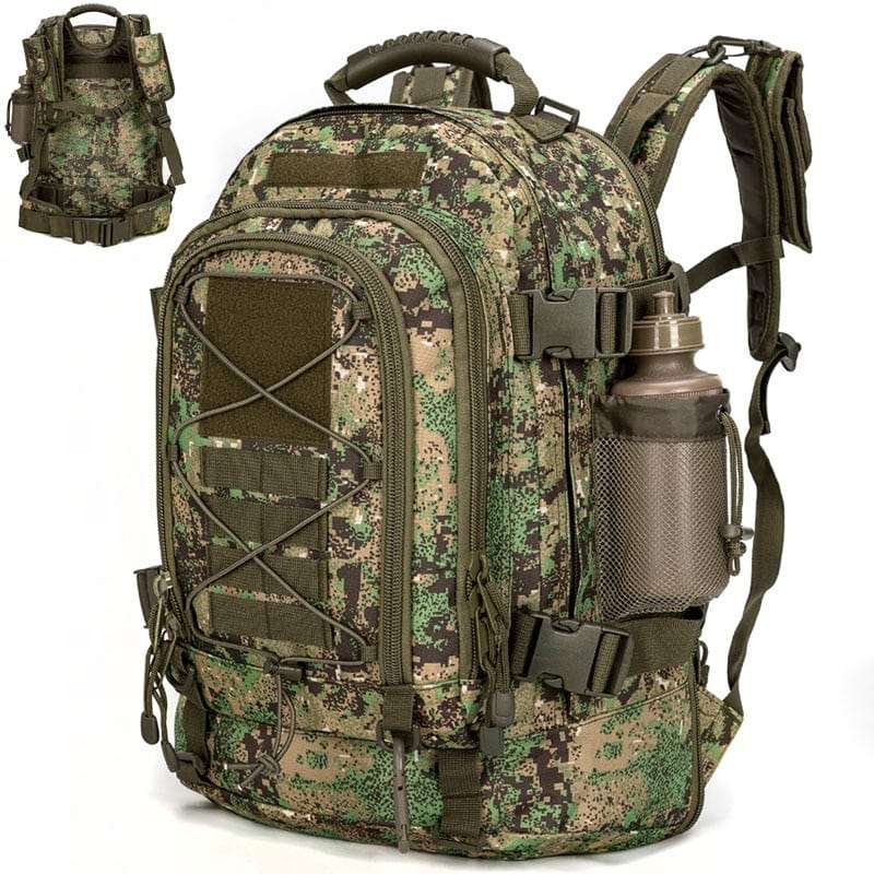 Sac à dos survivalisme 60L camouflage France