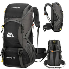 sac à dos de voyage 50l imperméable coloris gris foncé