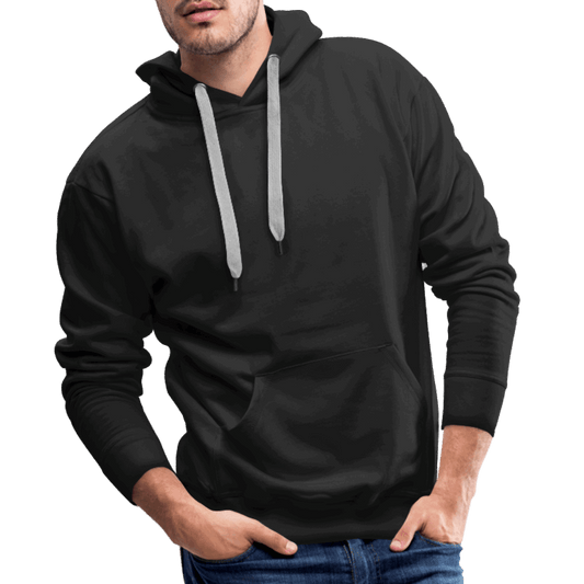 sweat-shirt à capuche survivalisme homme coloris noir dos