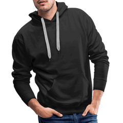 sweat-shirt à capuche survivalisme homme coloris noir dos