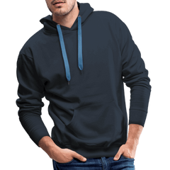 sweat-shirt à capuche survivalisme homme coloris marine dos