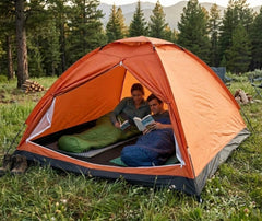 Toile de tente désert 2 personnes montée