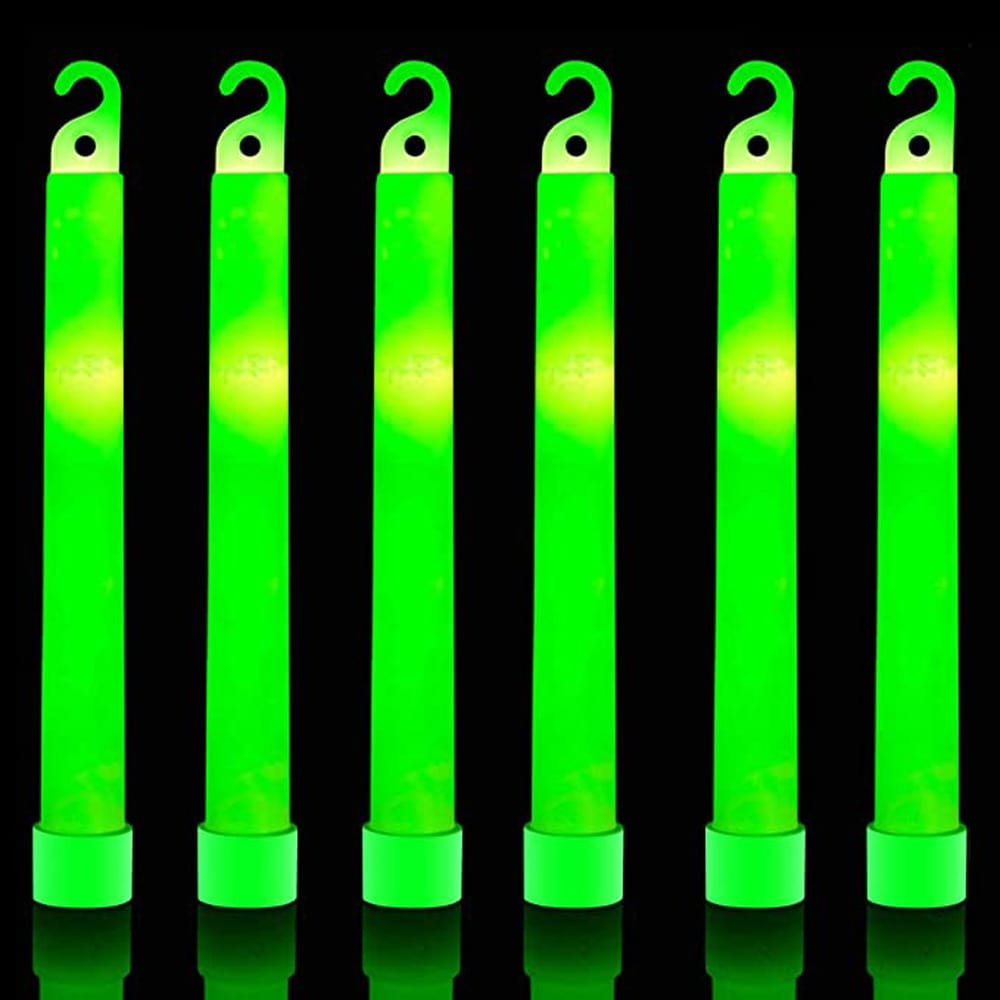 10 bâtons fluorescents de survie set complet
