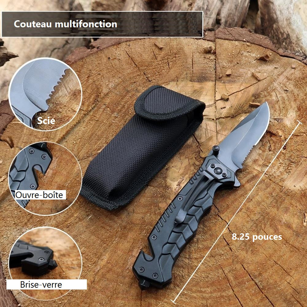 Kit de survie militaire de poche allume-feu