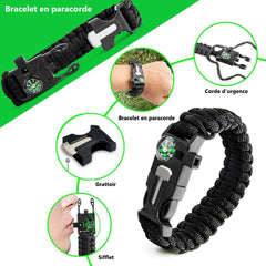 Kit de survie montagne vue d'ensemble