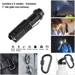 Kit de survie montagne boussole et allume-feu
