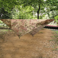 Abri camouflage de survie détails