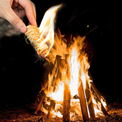 Allume feu naturel en utilisation