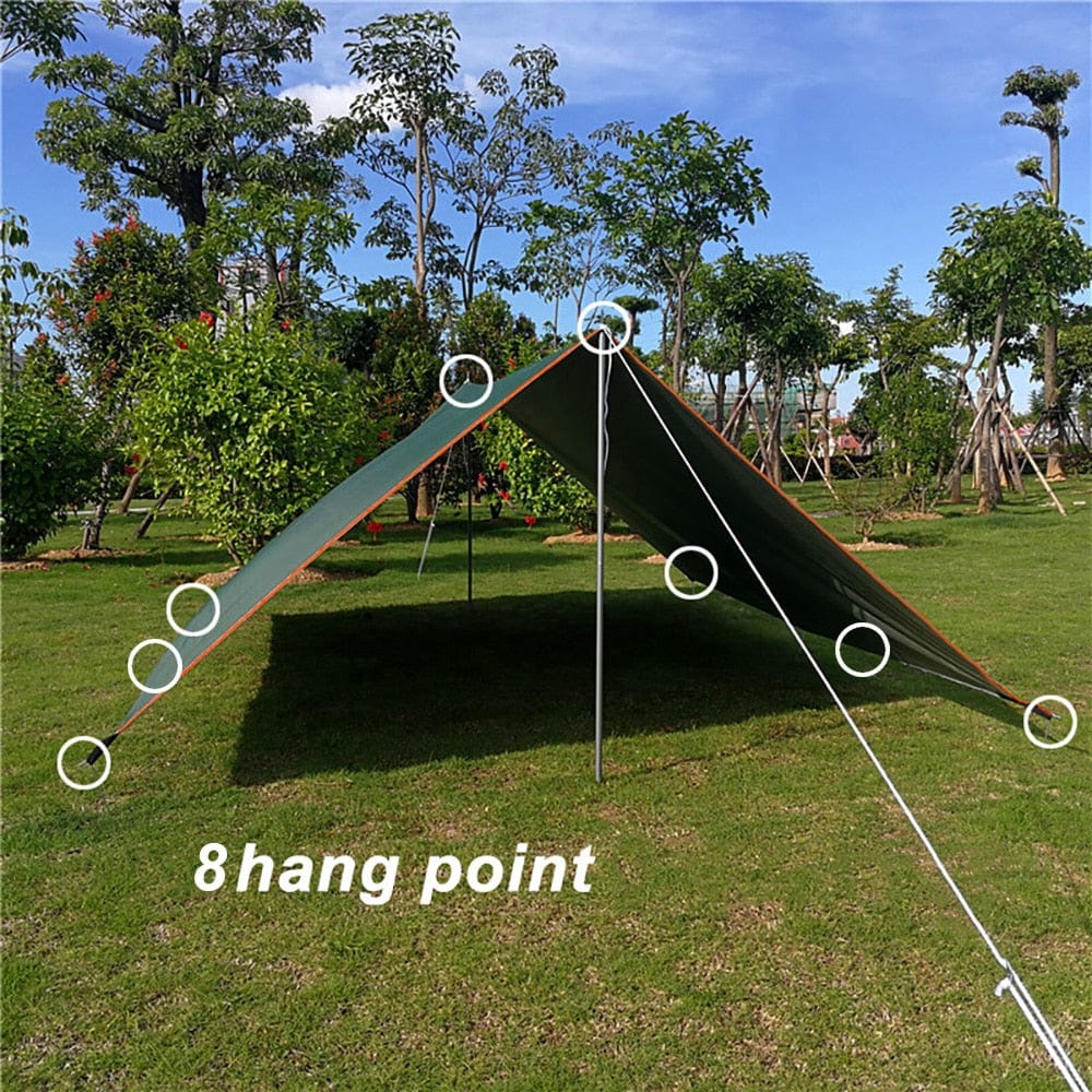 Bâche désert anti-UV vue d'ensemble