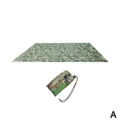 Bâche imperméable de survie vue de face