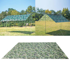 Bâche imperméable de survie pliée
