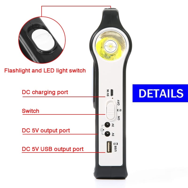 batterie solaire portable 2400 mah au soleil
