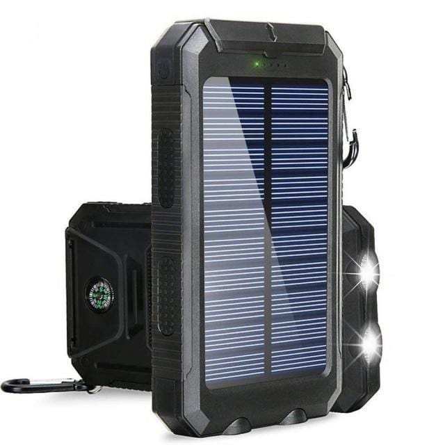 Batterie solaire de randonnée coloris noir