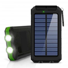 Batterie solaire de randonnée coloris vert