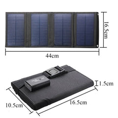 chargeur solaire en utilisation