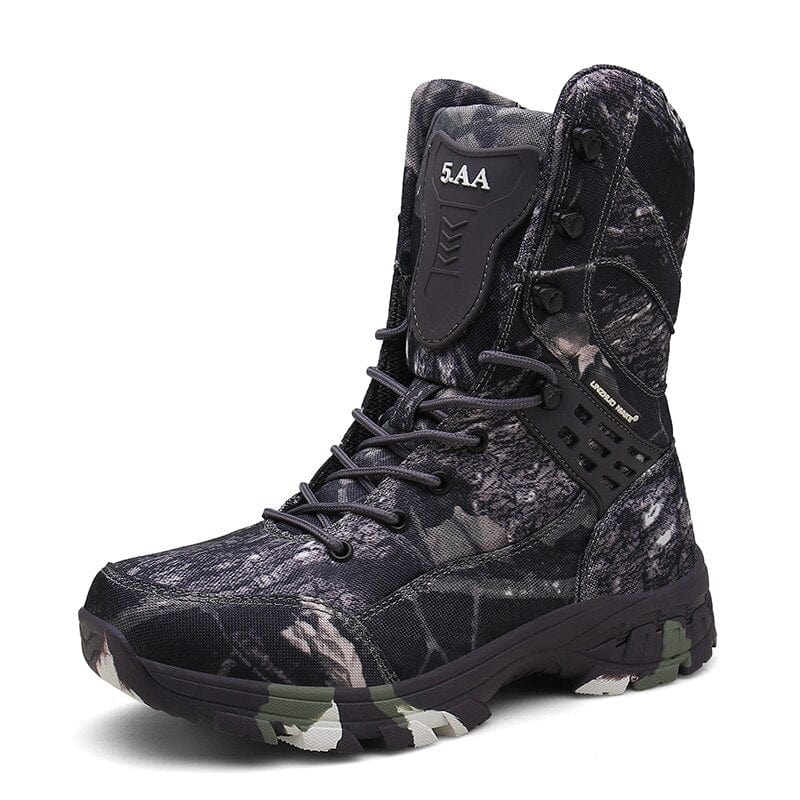 chaussure de combat homme coloris gris camo