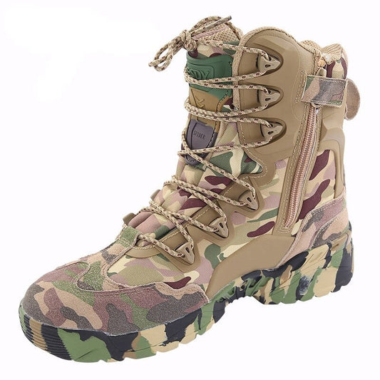 chaussure de randonnée neige coloris camouflage