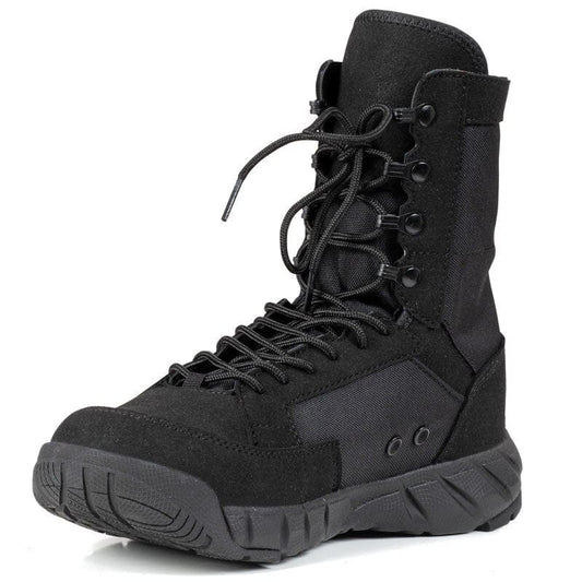 chaussure de trekking femme coloris noir suédine