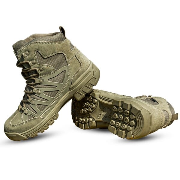 chaussure de marche randonnée homme coloris vert clair