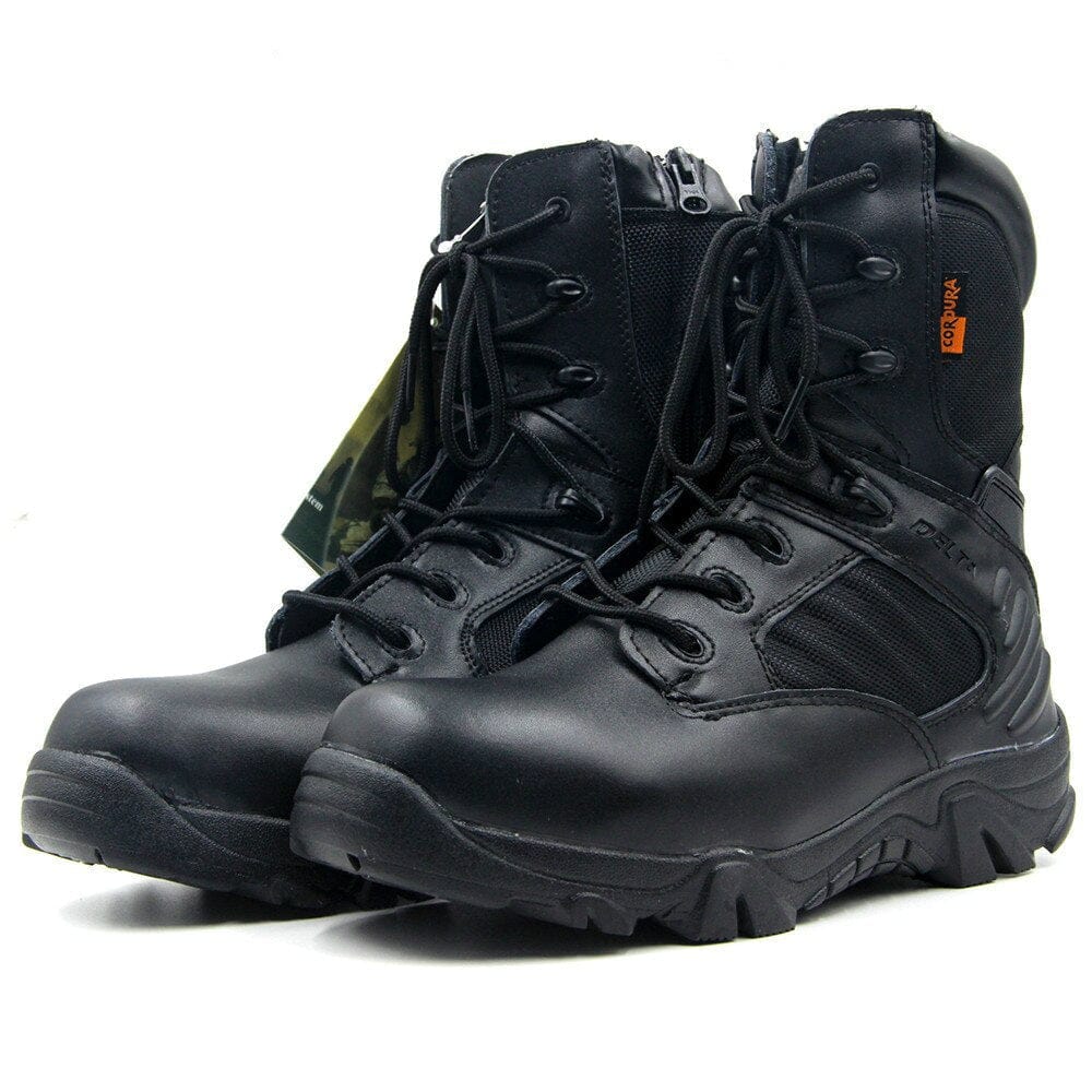 chaussure militaire grand froid coloris noir montante