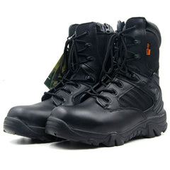 chaussure militaire grand froid coloris noir montante