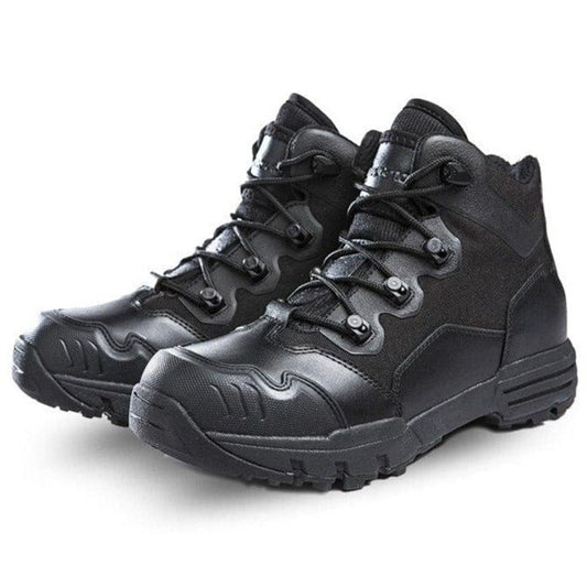chaussure militaire homme coloris noir mi-haute