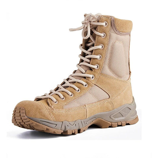 Chaussure militaire sable de trekking