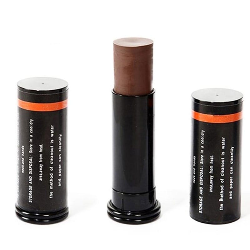 crème de camouflage militaire survie coloris marron