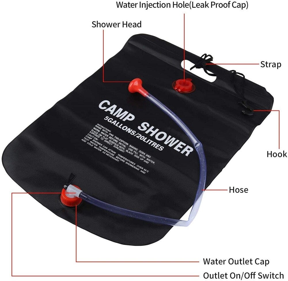 douche naturelle de survie embout de douche