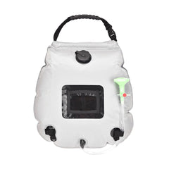 douche solaire de trekking coloris blanc 20 litres
