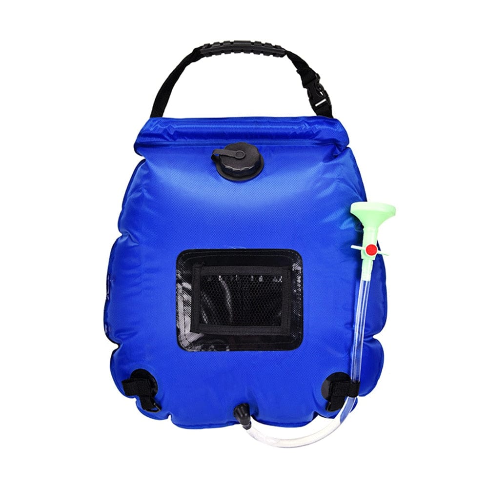douche solaire de trekking coloris bleu 20 litres