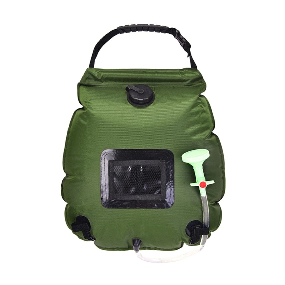 douche solaire de trekking coloris vert 20 litres