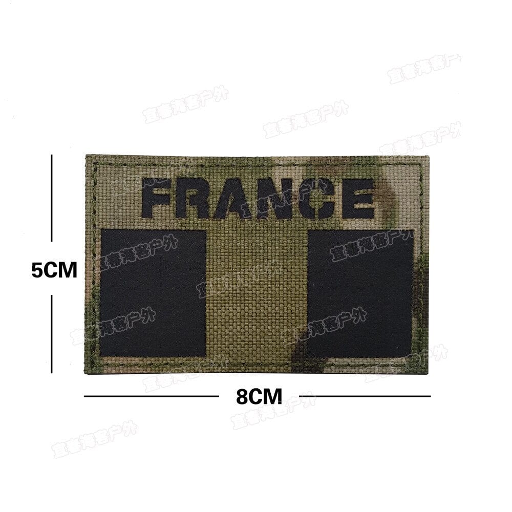 écusson armée française fluorescent modèle 3