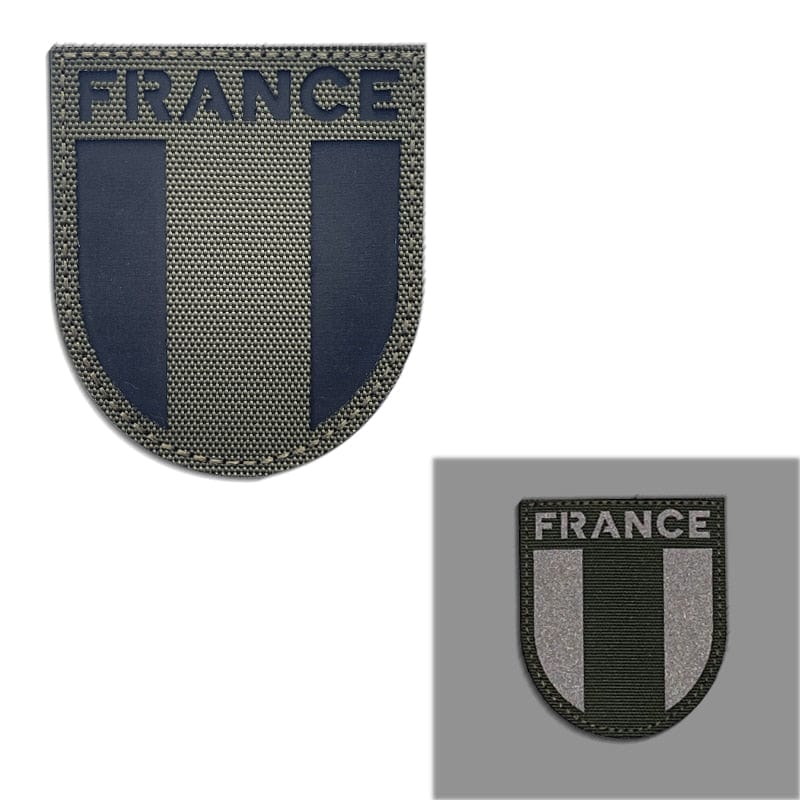 écusson armée française fluorescent modèle 7