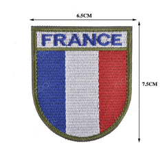 écusson drapeau france modèle 1