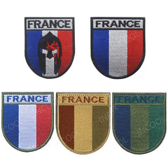 écusson drapeau france modèle 7
