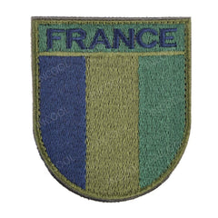 écusson drapeau france modèle 15 format 6.5x7.5