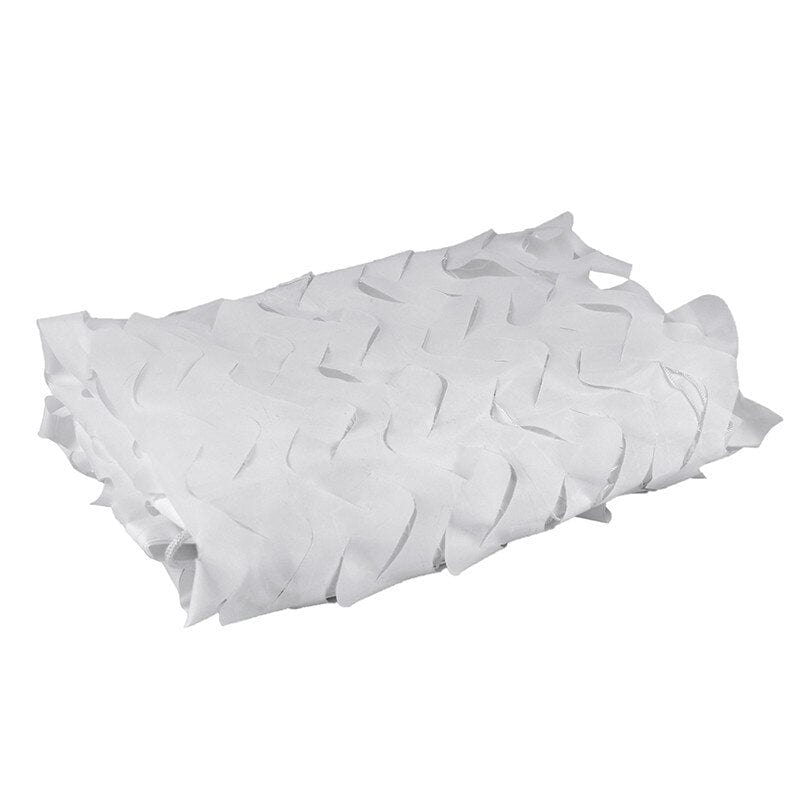 filet de camouflage de survie coloris blanc neige